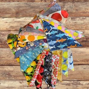 20 assorted dog bandanas